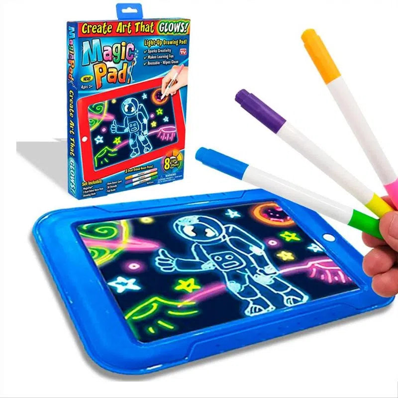 TABLETA DIBUJO LUZ LED MAGIC PAD 3 MARC®