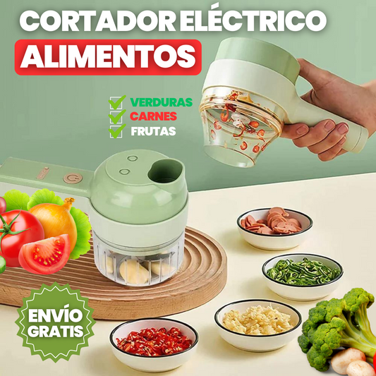 Cortador de Alimentos Eléctrico Portátil