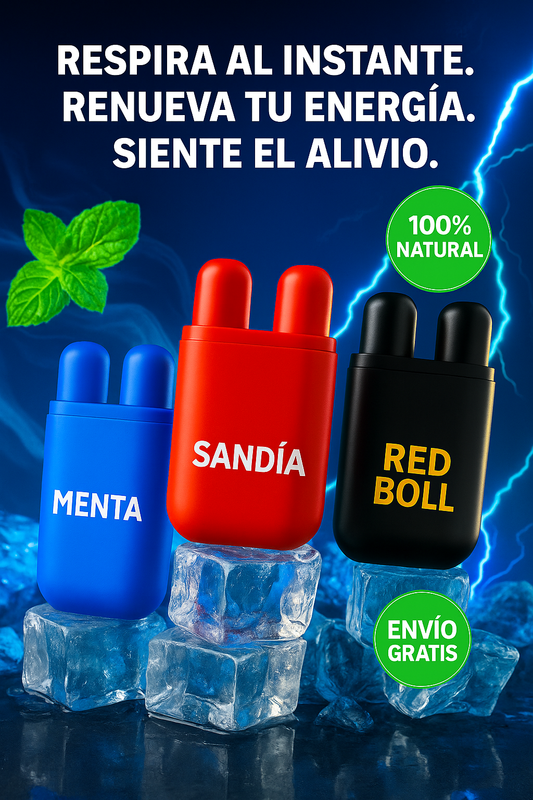 Kit 3 Inhaladores Naturales