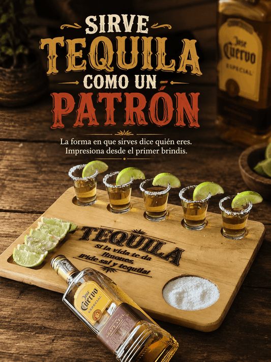 Tabla Tequilera El Patrón