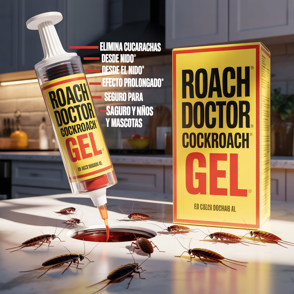Roach Doctor, dile Adiós cucarachas para siempre.